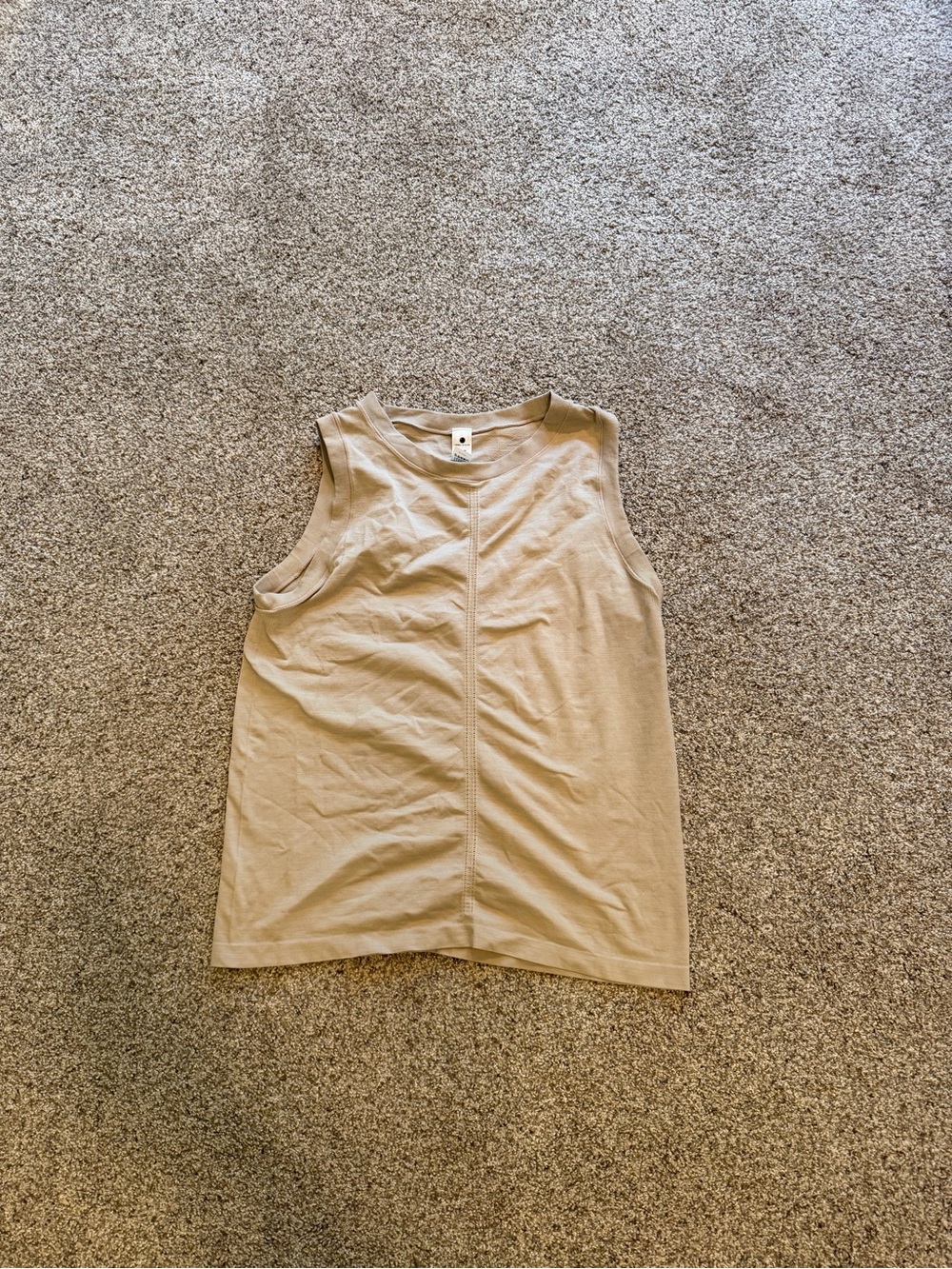 Yogalicious Seamless Bridgett Tank in Light Tan